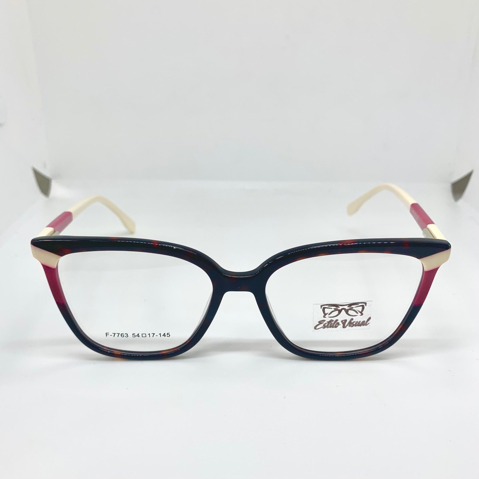 Estilo Visual F 7763 - Montura Elegante En Acetato